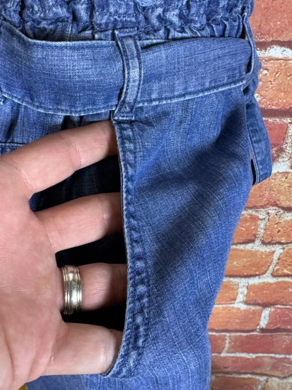 Cloth & Stone 100% Tencel Blue Midi Skirt Size Medium - Picture 7 of 15